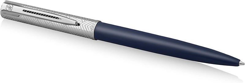 Waterman Allure Deluxe Ballpoint Pen - Medium Point, 0.7 mm, Blue Lacquer Barrel, Blue Ink - Image 2